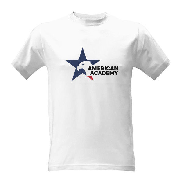 Tričko s barevným logem American Academy