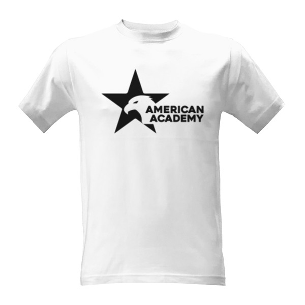 Tričko s černým potiskem American Academy